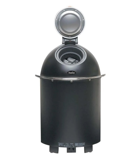 Pikkutonttu Designer Sauna Stove Super-Insulated Black